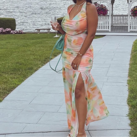 Windsor Dresses & Skirts - Windsor Pastel Multicolor Maxi Dress